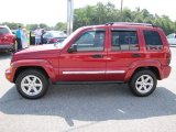 Inferno Red Crystal Pearl Jeep Liberty in 2005