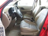 2002 Ford Escape XLS V6 Medium Parchment Interior