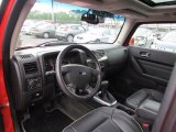 2008 Hummer H3 X Ebony Black/Pewter Interior