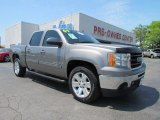 2009 Steel Gray Metallic GMC Sierra 1500 SLT Crew Cab #53005522