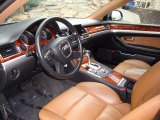 2009 Audi A8 L 4.2 quattro Amaretto/Black Valcona Leather Interior