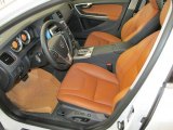 2012 Volvo S60 T6 AWD Beechwood Brown/Off Black Interior