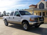 2000 Oxford White Ford F250 Super Duty Lariat Crew Cab 4x4 #5300417