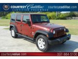 2009 Red Rock Crystal Pearl Jeep Wrangler Unlimited X #53064407