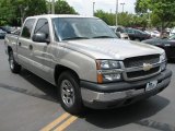 2005 Silver Birch Metallic Chevrolet Silverado 1500 LS Crew Cab #53064596