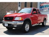 2002 Bright Red Ford F150 FX4 SuperCab 4x4 #53064598