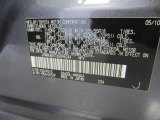 2010 RAV4 Color Code for Magnetic Gray Metallic - Color Code: 1G3