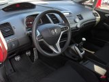 2011 Honda Civic Si Sedan Black Interior