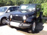 2012 Black Jeep Wrangler Unlimited Sahara 4x4 #53064443