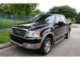 2005 Black Ford F150 Lariat SuperCrew 4x4 #53064142