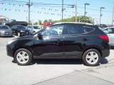 Ash Black Hyundai Tucson in 2010