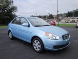 2009 Ice Blue Hyundai Accent GLS 4 Door #53064690