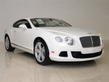 Glacier White Bentley Continental GT in 2012