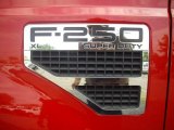 2009 Ford F250 Super Duty XL Regular Cab 4x4 Marks and Logos