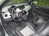 2012 Fiat 500 Sport Sport Tessuto Nero/Nero (Black/Black) Interior