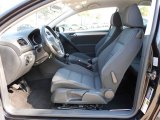 2010 Volkswagen Golf 2 Door TDI Titan Black Interior