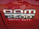2009 Dodge Ram 2500 Lone Star Quad Cab Marks and Logos