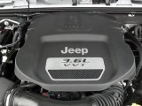 2012 Jeep Wrangler Sahara 4x4 3.6 Liter DOHC 24-Valve VVT Pentastar V6 Engine