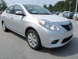 Brilliant Silver Metallic Nissan Versa in 2012