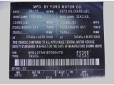 2011 Ford Transit Connect XL Cargo Van Info Tag