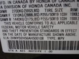 2010 MDX Color Code for Crystal Black Pearl - Color Code: NH731PX