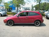 2001 Sangria Red Metallic Ford Focus ZX3 Coupe #53172119