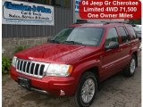 2004 Inferno Red Pearl Jeep Grand Cherokee Limited 4x4 #53171659