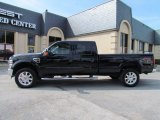 2008 Black Ford F350 Super Duty Lariat Crew Cab 4x4 #53224546