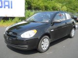 2009 Ebony Black Hyundai Accent GS 3 Door #53224608