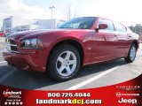 2010 Inferno Red Crystal Pearl Dodge Charger 3.5L #53224464