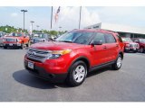 Red Candy Metallic Ford Explorer in 2012