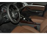 2012 Audi A8 4.2 quattro Nougat Brown Interior