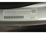 2012 Audi A6 2.0T Sedan Info Tag