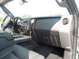 2012 Ford F250 Super Duty Lariat Crew Cab 4x4 Black Interior