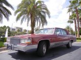 1990 Cadillac Brougham Maple Red Metallic