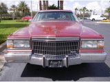 1990 Cadillac Brougham Maple Red Metallic