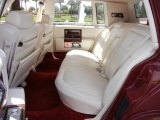 1990 Cadillac Brougham d'Elegance Red/White Interior