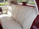 1990 Cadillac Brougham d'Elegance Red/White Interior