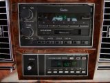 1990 Cadillac Brougham d'Elegance Audio System