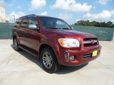 2007 Salsa Red Pearl Toyota Sequoia Limited #53247573