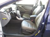 2012 Hyundai Elantra Limited Gray Interior