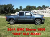 2011 Stealth Gray Metallic GMC Sierra 1500 SLE Crew Cab 4x4 #53247832