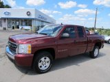 2008 Deep Ruby Metallic Chevrolet Silverado 1500 LT Extended Cab 4x4 #53280118