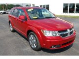 2010 Inferno Red Crystal Pearl Coat Dodge Journey SXT AWD #53279982