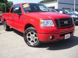 2006 Bright Red Ford F150 STX SuperCab #53279717