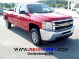 2011 Victory Red Chevrolet Silverado 2500HD Extended Cab 4x4 #53280057