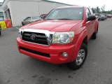 Radiant Red Toyota Tacoma in 2005