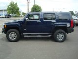 Midnight Blue Metallic Hummer H3 in 2008