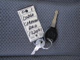 2001 Dodge Caravan SE Keys