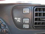 2000 GMC Sonoma SLE Extended Cab 4x4 Controls